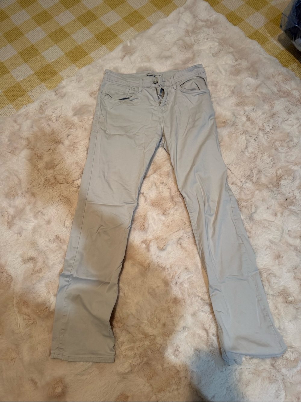 Mavi Women's Light Gray Straight Leg Jeans